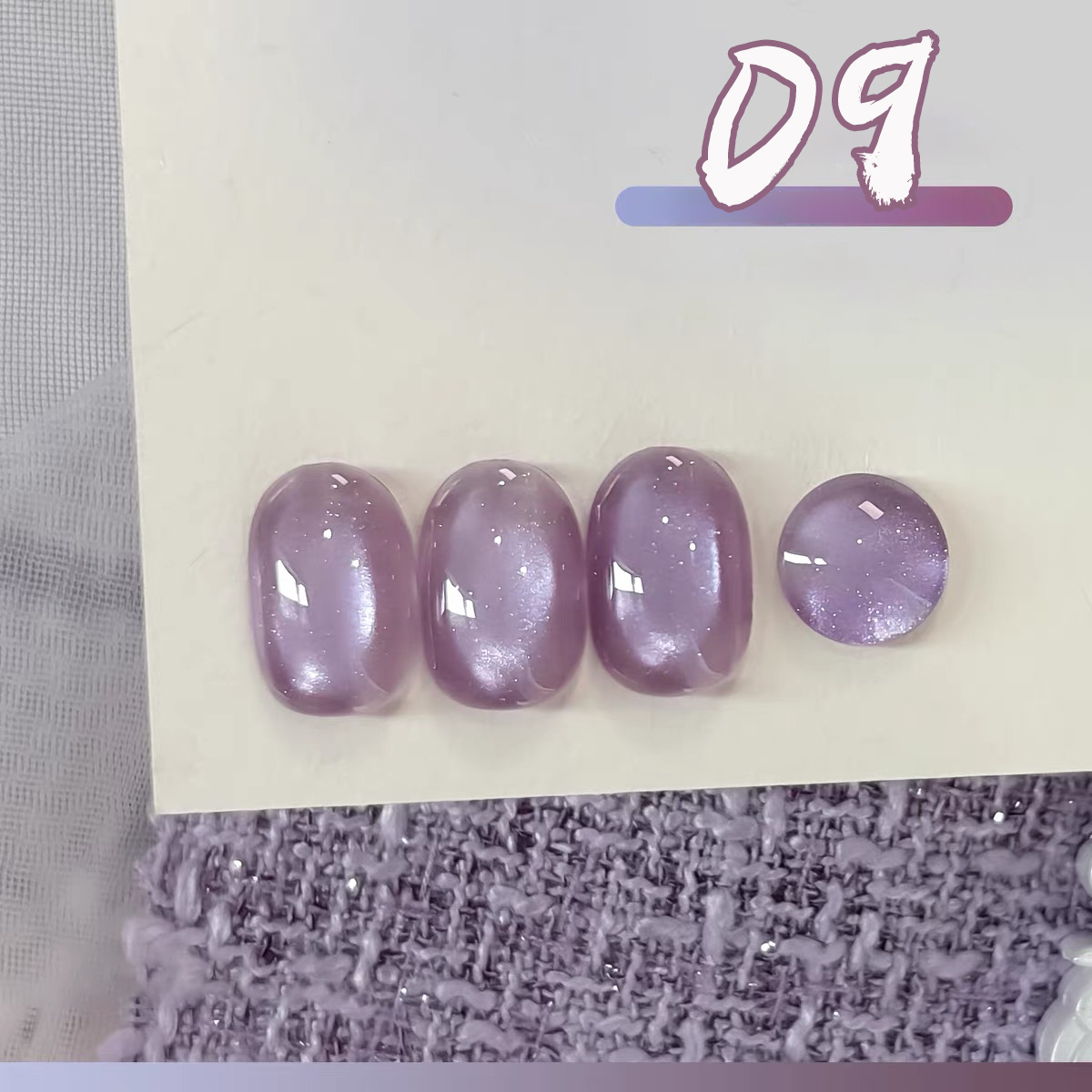 SHAKA 1pcs Ice Transparent Whi - Nail Art Lilac recensie en prijs
