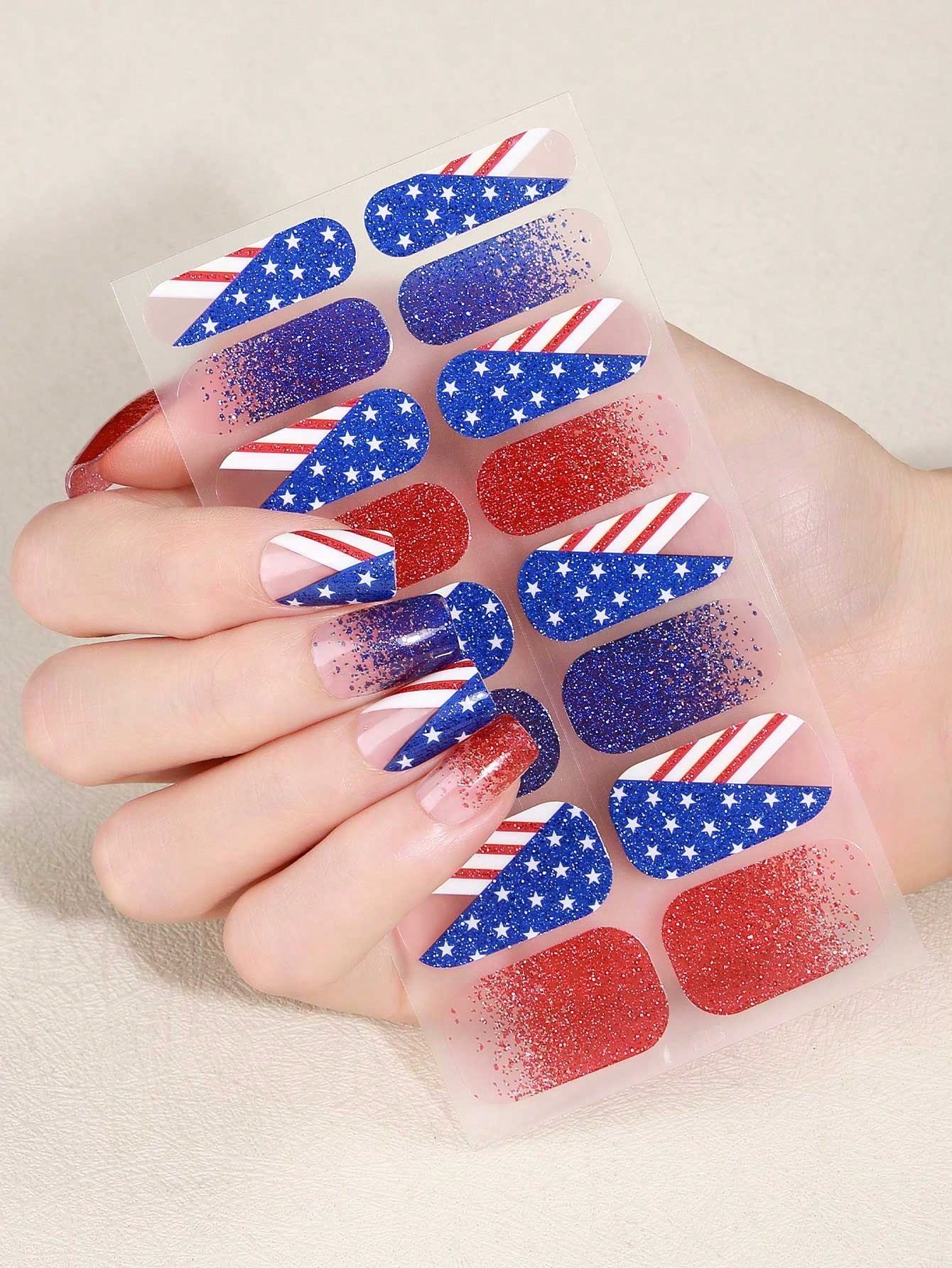 Coral Pink Nail Stickers, Wate - Nail Art Ombre Pink recensie en prijs
