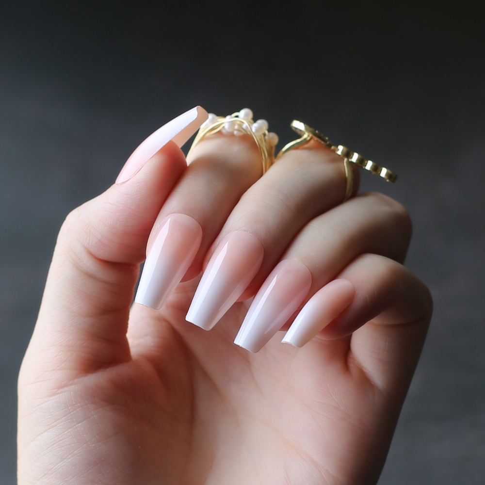 DIY Salon Art Stiletto glossy  - Nail Art Ombre Pink recensie en prijs