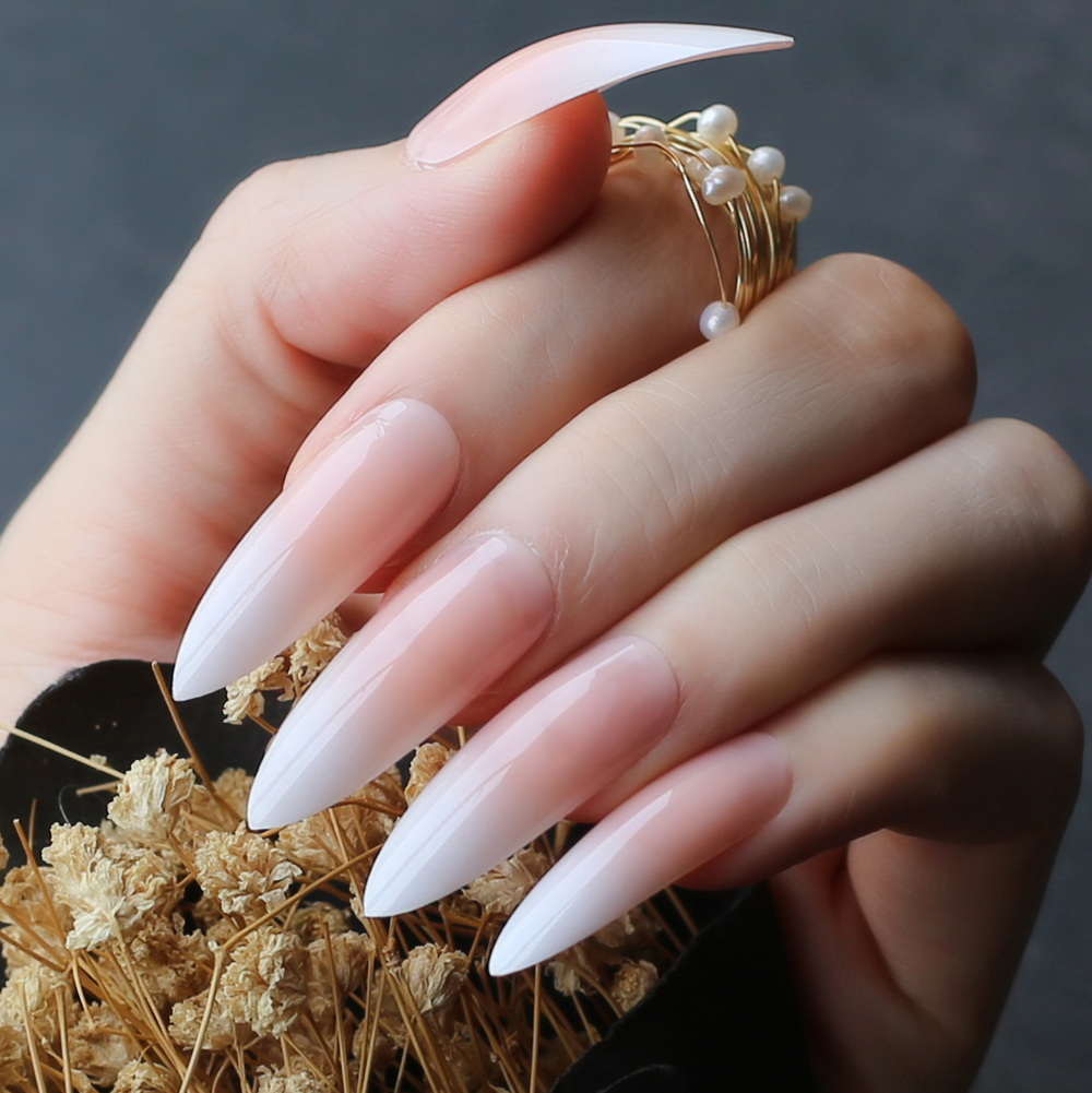 DIY Salon Art Stiletto glossy  - Nail Art Ombre Pink recensie en prijs