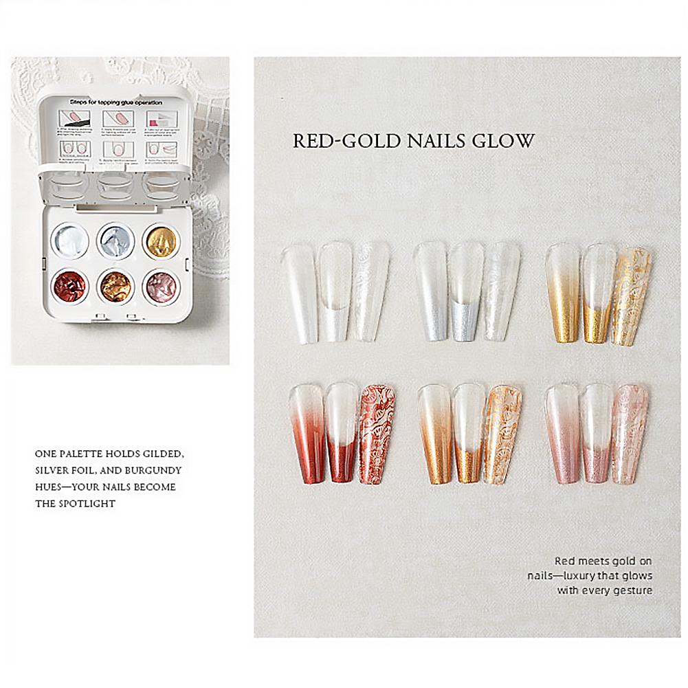 6 Colors Ombre Nail Gradient G - Nail Art Ombre Pink recensie en prijs