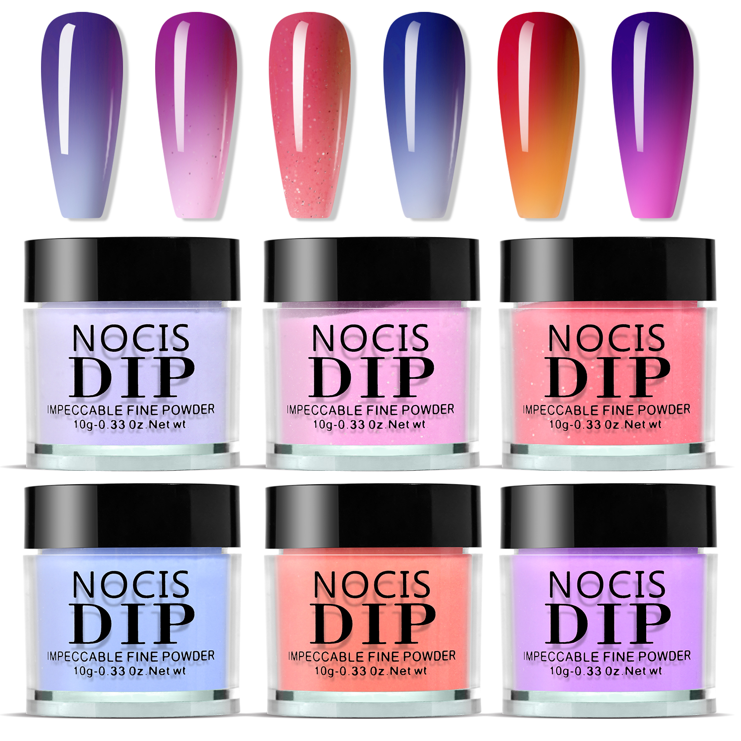 NOCIS Color Changing Dip Powde - Nail Art Ombre Pink recensie en prijs