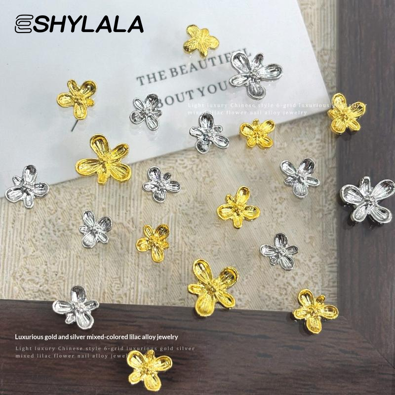 20/30pcs 3D Alloy Flower Nail  - Nail Art Lilac recensie en prijs