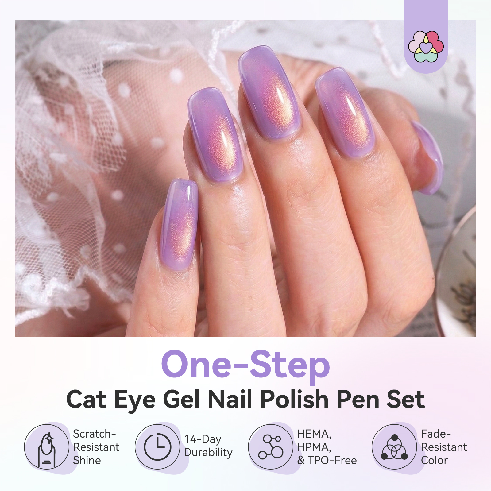 SAVILAND One Step Gel Nail Pol - Nail Art Lilac recensie en prijs