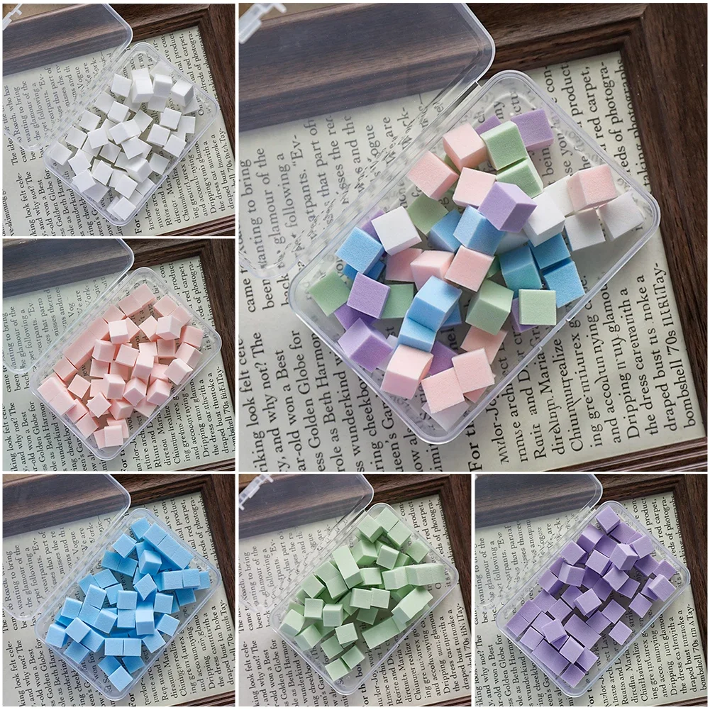 Small Cube Nail Blending Spong - Nail Art Ombre Pink recensie en prijs