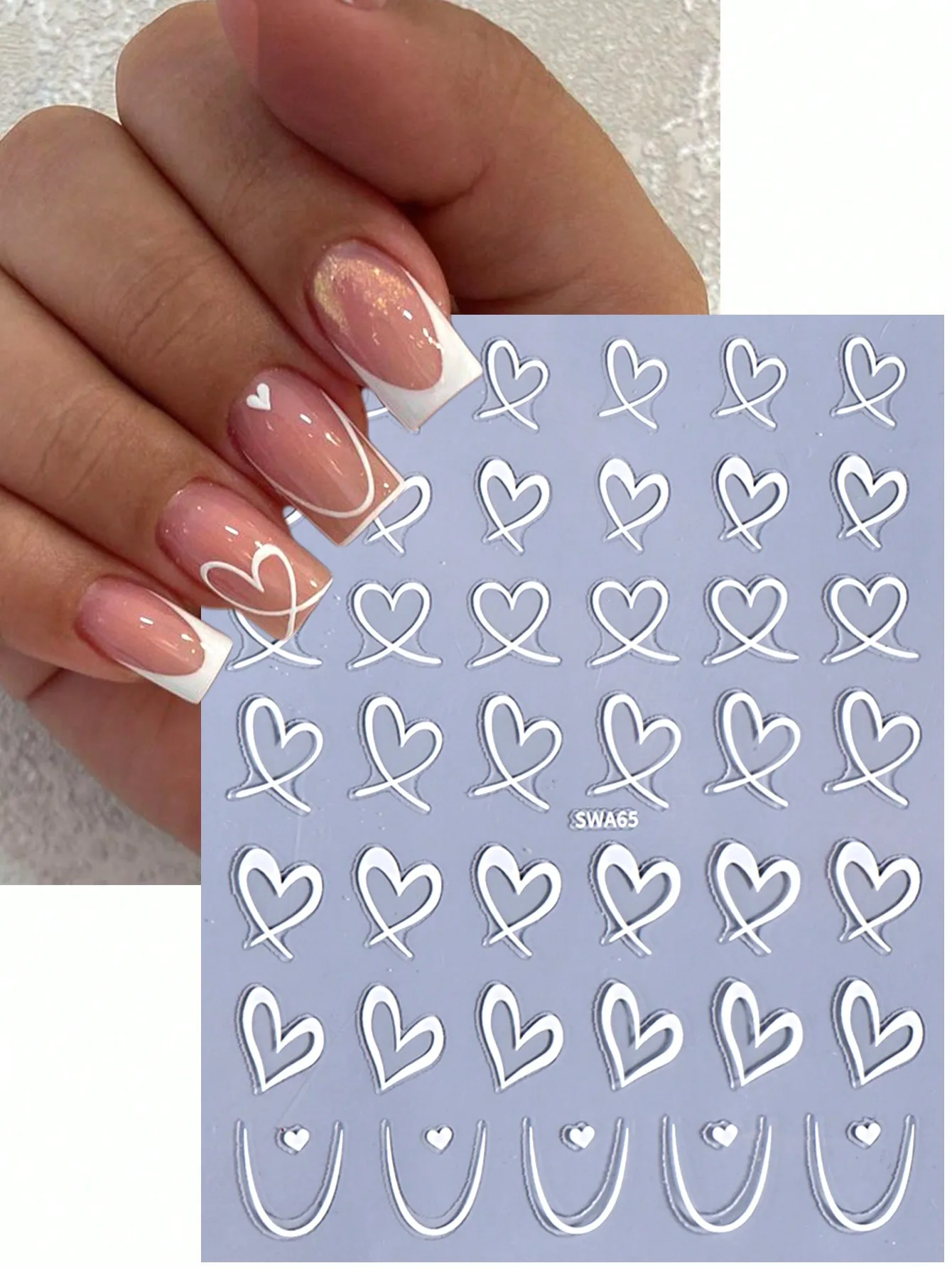 2pcs 3D Pink Lotus Flower Nail - Nail Art Ombre Pink recensie en prijs