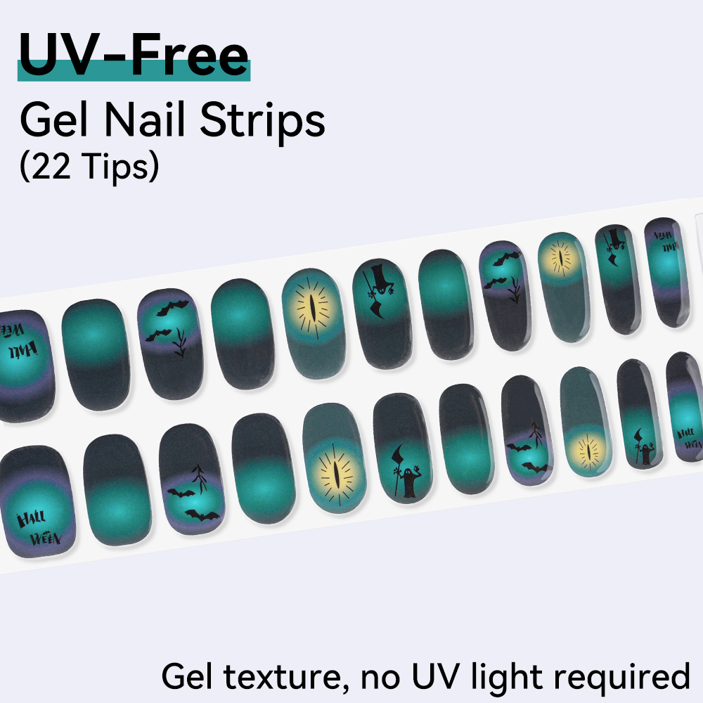 UV FREE Gel Nail Strips 22 Tip - Nail Art Ombre Pink recensie en prijs