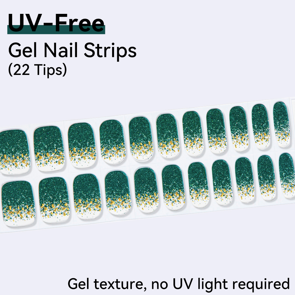 UV FREE Gel Nail Strips 22 Tip - Nail Art Ombre Pink recensie en prijs
