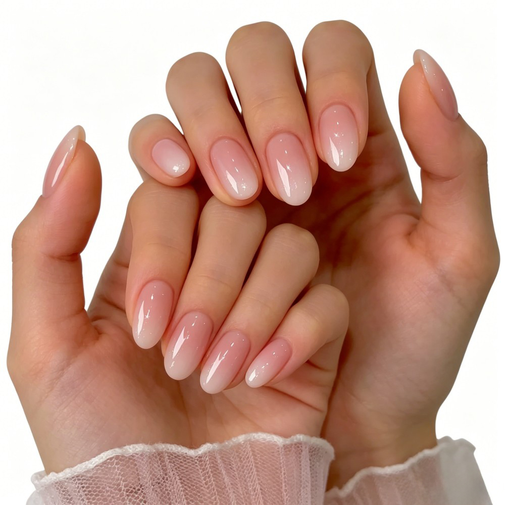24Pcs Nails Simple Ombre Sprin - Nail Art Ombre Pink recensie en prijs