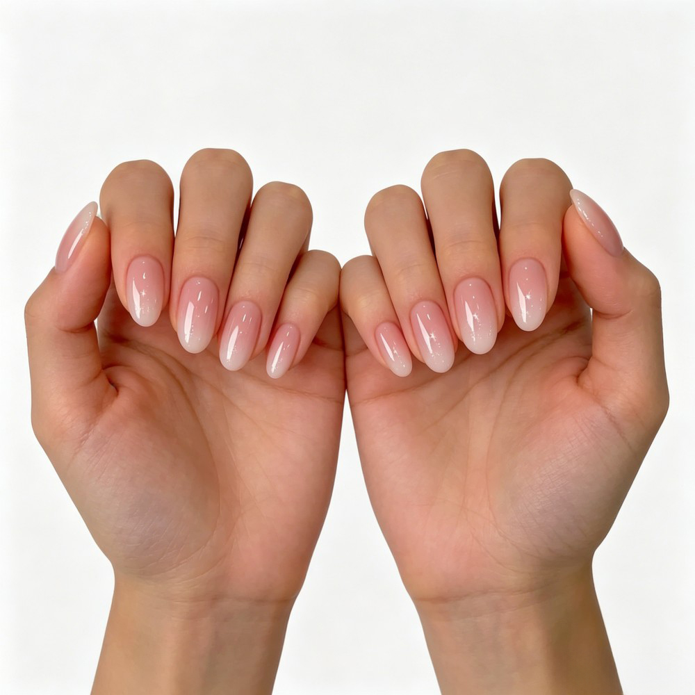 24Pcs Nails Simple Ombre Sprin - Nail Art Ombre Pink recensie en prijs