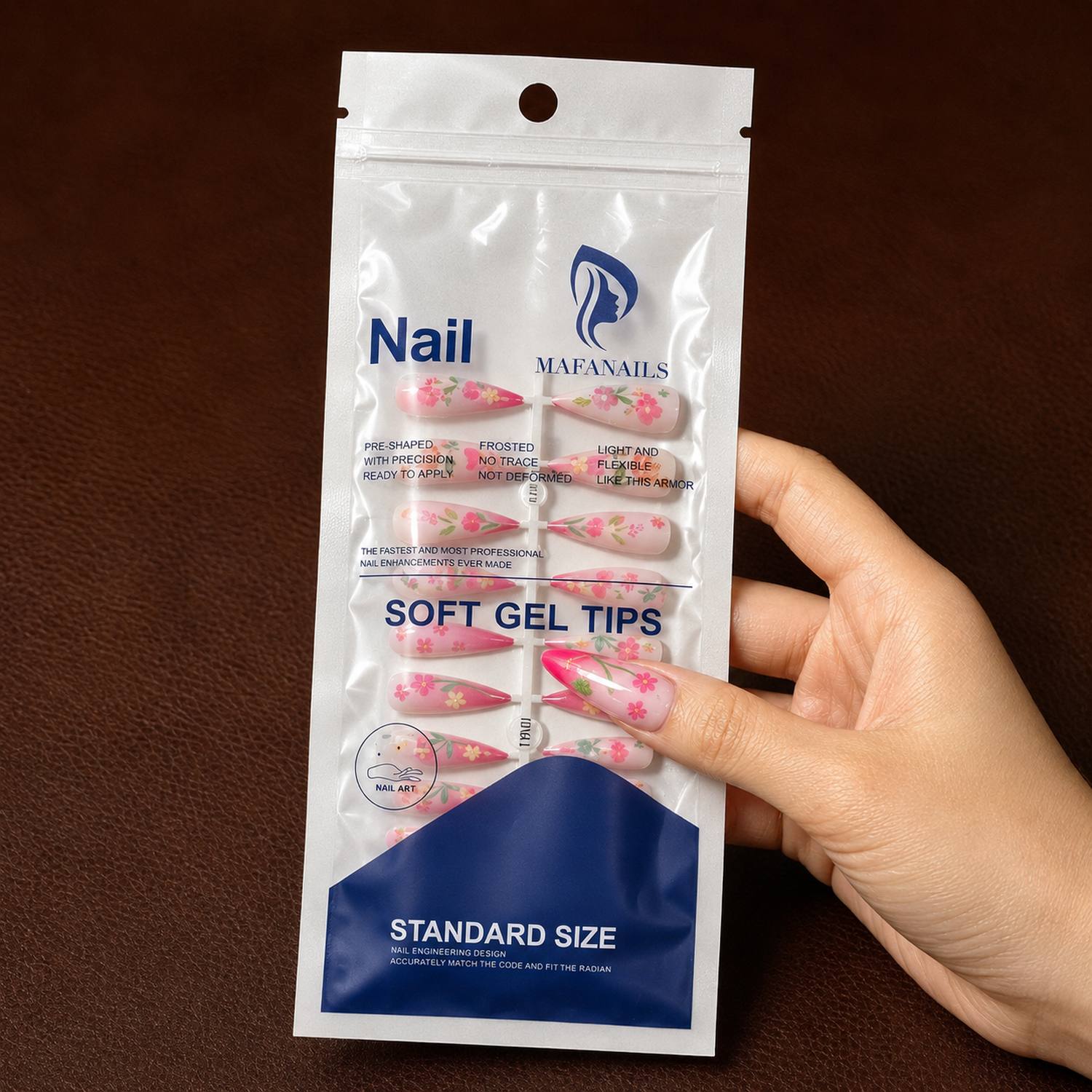 1Bag Frosted Ombre 3D Art Pres - Nail Art Ombre Pink recensie en prijs