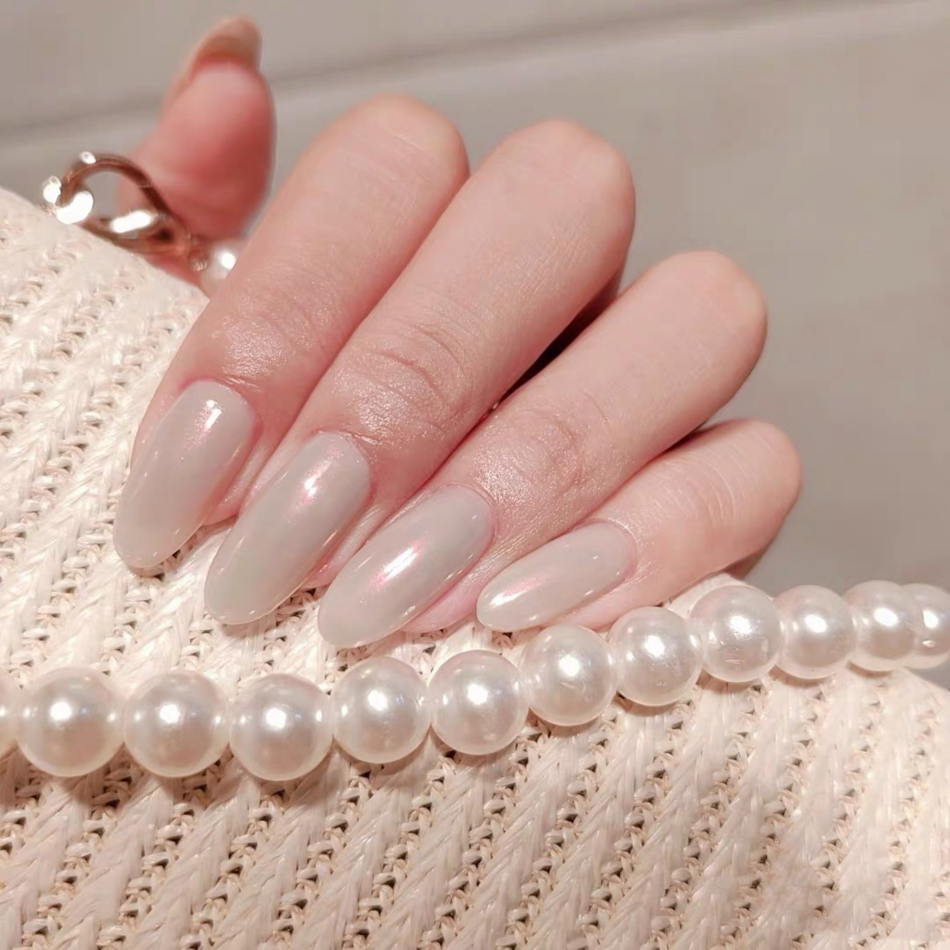 24pcs Gradient Pink White Pres - Nail Art Ombre Pink recensie en prijs