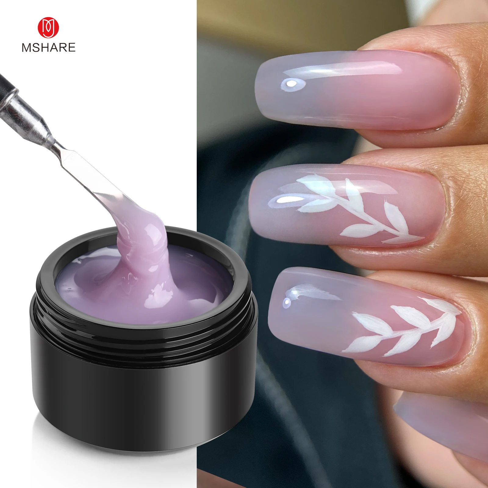 MSHARE Purple Lilac Builder Ex - Nail Art Lilac recensie en prijs